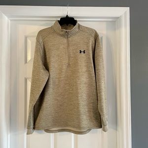 Men’s Under Armour quarter zip sweater. Size Large.